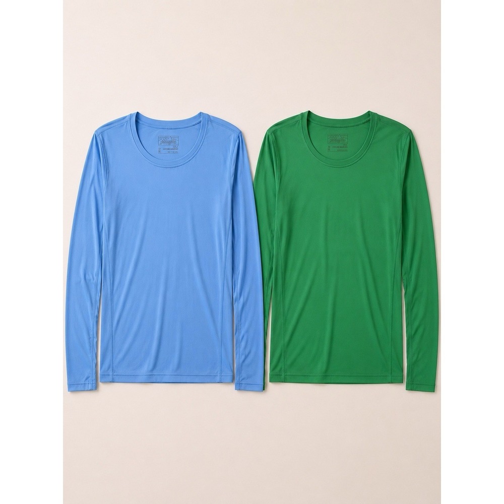 Patagonia Daily Capeline Baselayer Shirts Bundle Of 2 Mens Size Medium Outdoor